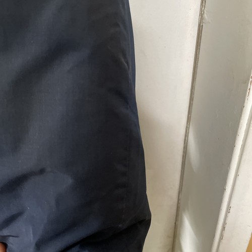Eddie Bauer VTG Men Goose Down Zip Sz M Chore Coat Blue quilted READ! - Picture 14 of 24