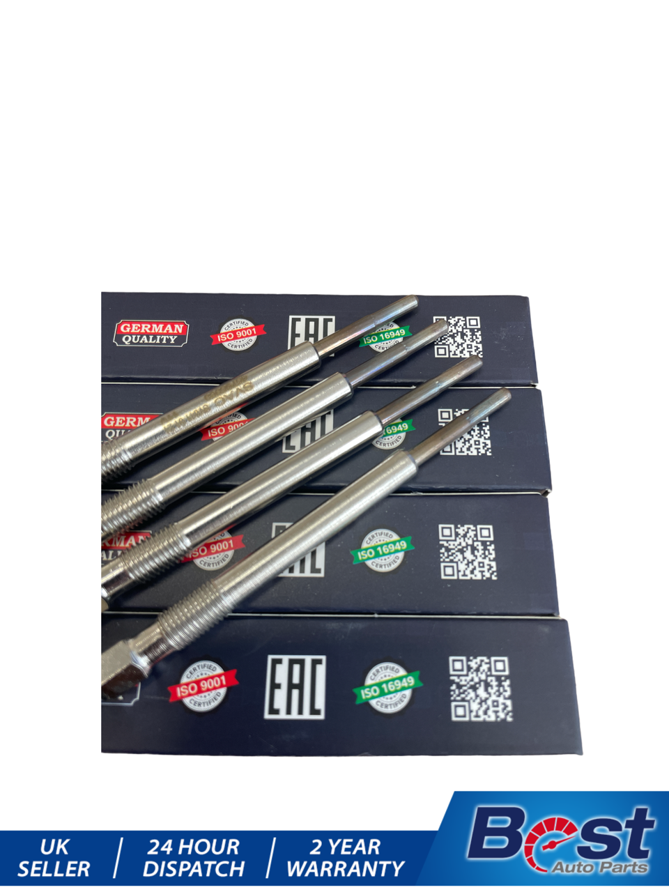 4X GLOW PLUGS FREELANDER 2 RANGE ROVER EVOQUE 2.2 TDCI LR001302 2006 ...
