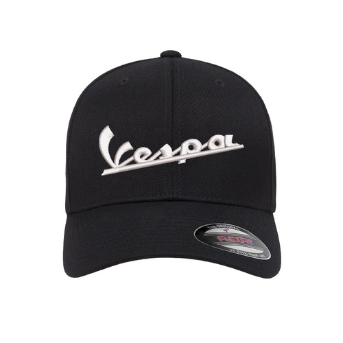 Sombrero Vespa Logo Bordado Flexfit Plano y Curvo - Imagen 1 de 13