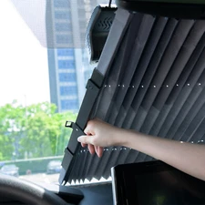 Car Retractable Front Windshield Sun Shade Blind Block Window Cover Visor LARGE