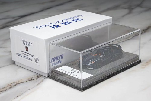 The Laboratory 1/64 Blue Porsche Carrera model GEMBALLA MIRAGE GT - Picture 5 of 9