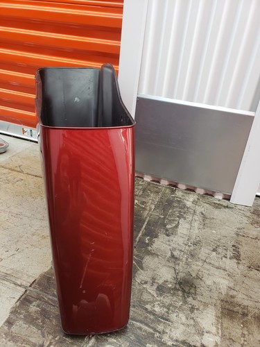 14-21 Harley Davidson Touring Left Side Saddlebag Bottom VELOCITY RED SUNGLO - Imagen 3 de 9