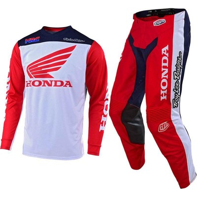 Troy Lee Designs GP Honda Mens MX Offroad Pants White//Navy
