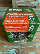 Spax Multi-Purpose Exterior Deck Screws #10x 2 1/2" 3lb