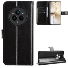 For Realme 14 Pro+ 5G, Classic Cover Flip Leather Wallet Stand Card Slots Case