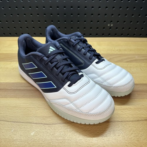 Adidas Top Sala Competition White Shadow Navy Indoor Soccer Shoes Men’s Size 9.5 - Picture 2 of 11