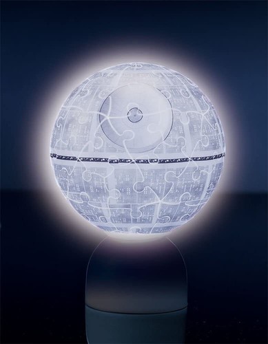 60 pieces Glowing Sphere Puzzle Paz Lantern STAR WARS Death Star Yanoman #2 - Picture 2 of 5