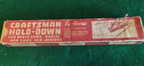 Vintage Craftsman 9-3230 Hold-Down Clamp Set Shaper Jointer