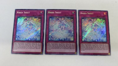 3X SESL-EN026 RIKKA SHEET SECRET RARE 1st EDITION IN HAND NEW NEAR MINT YUGIOH
