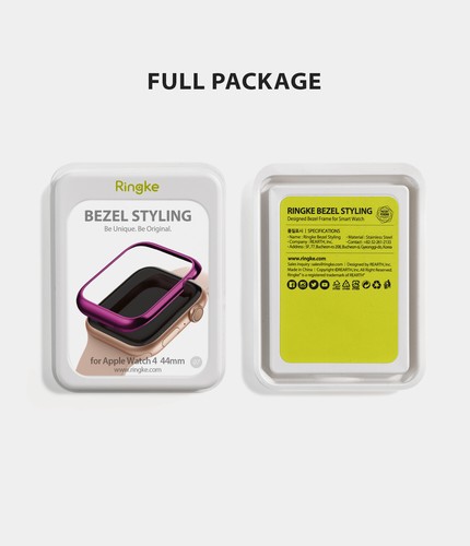 Pour Apple Watch Series 6/5/4/Se étui 40 mm, 44 mm housse de style lunette annulaire - Photo 238 sur 306