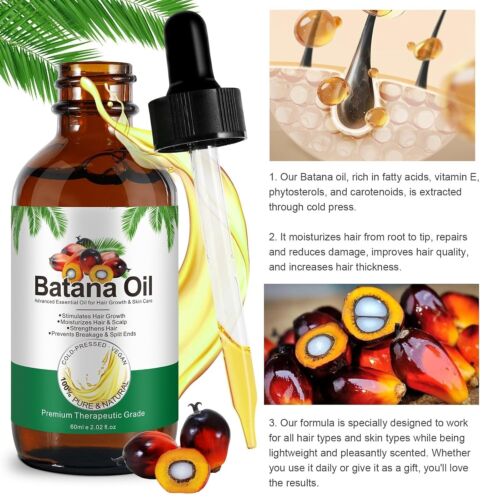 Batana Oil,100% Pure Natural Batana Oil for Hair Growth,Organic Batana Oil - Picture 4 of 8