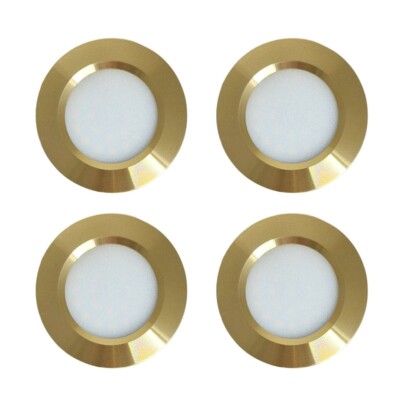 4 x LED 12V Strahler Touch Schalter dimmbar Caravan Wohnmobil Boot Einbauleuchten