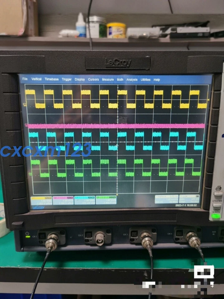 cx/LeCroy WavePro 7300A 3ghz oscilloscope 20gs/s used - Image 2 of 4