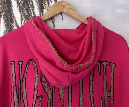 ELEVEN PARIS Hombres Unisex Sin Snitch Universidad Rosa Sudadera con Capucha Estampada Espalda M - Imagen 6 de 7
