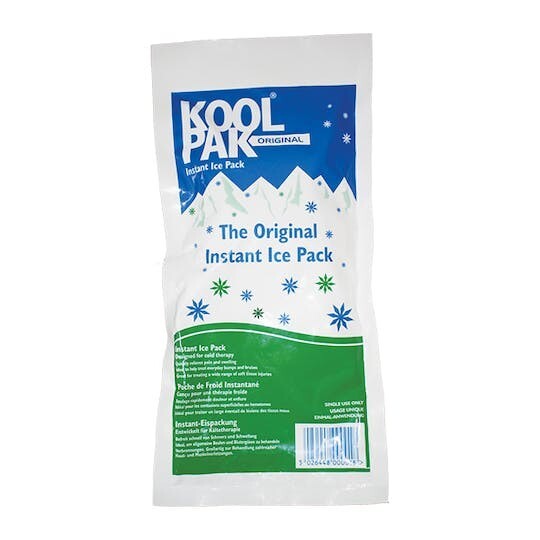 60x Koolpak Erste Hilfe Eisbeutel Cool Schmerzlinderung Gel Rückenverletzung Kältekompresse