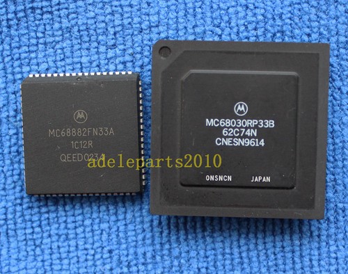 1pair MC68882FN33A / MC68030RP33B Integrated Circuit