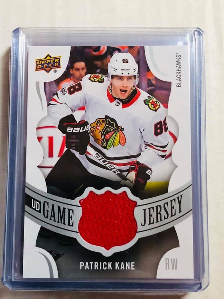  2018-19 Upper Deck Game Jerseys #GJPK Patrick Kane A Chicago Blackhawks