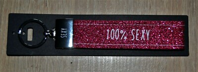 Depesche felt keychain, ''100% sexy'', new