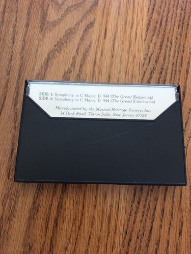 Schubert Symphony In C Major, D. 944 Cassette Ships N 24h - Picture 3 of 5