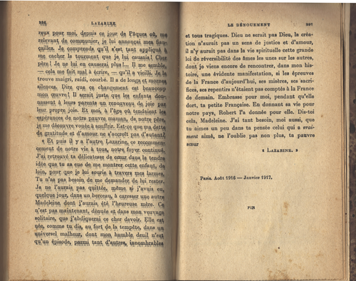 LAZARINE de Paul BOURGET Échange épistolaire 1916 à 1917 Éd Originale PLON 1917 - Picture 4 of 6