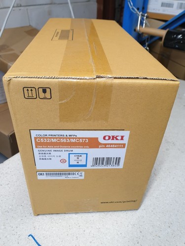 Genuine Oki 46484111 Cyan Drum for C532 / MC563 / MC573 Brand New - Picture 2 of 3