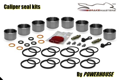 FRONT BRAKE STAINLESS STEEL PISTON /& SEAL KIT 1998-1999 KAWASAKI NINJA ZX 9R