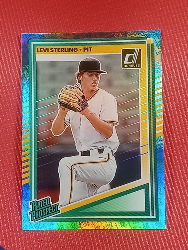 2025 Panini Donruss Levi Sterling SP Rated Prospect Holo STATUE OF LIBERTY #164⚾