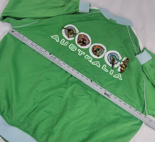 Coogi Jacket Mens Size 3XL Green White Australia 1990s Full Zip - Picture 11 of 16