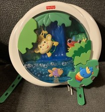 WORKING FISHER-PRICE Rainforest Waterfall PEEK-A-BOO Crib Soother CRIB ATTACHING