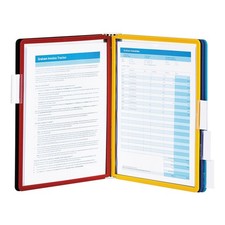 Durable 555200 5 Panels VARIO Letter Wall Reference System - Assorted New