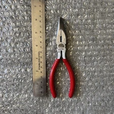 Mac Tools Bent Long Nose Pliers - 6” P301956 Red Needle Nose Pliers