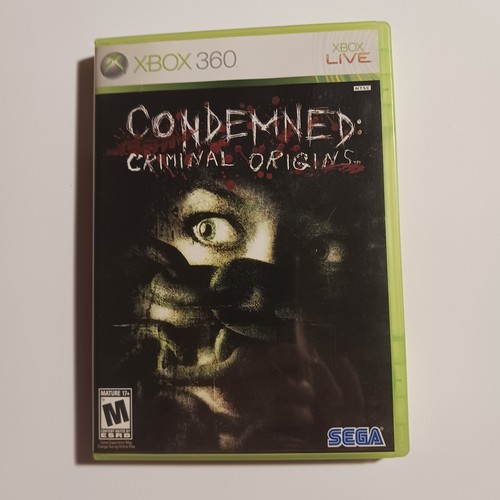 Condemned Criminal Origins Xbox 360 CIB, manuale