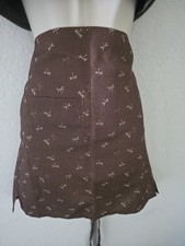 Brown Dragonfly Print Half Apron Back Tie Pocket NWOT