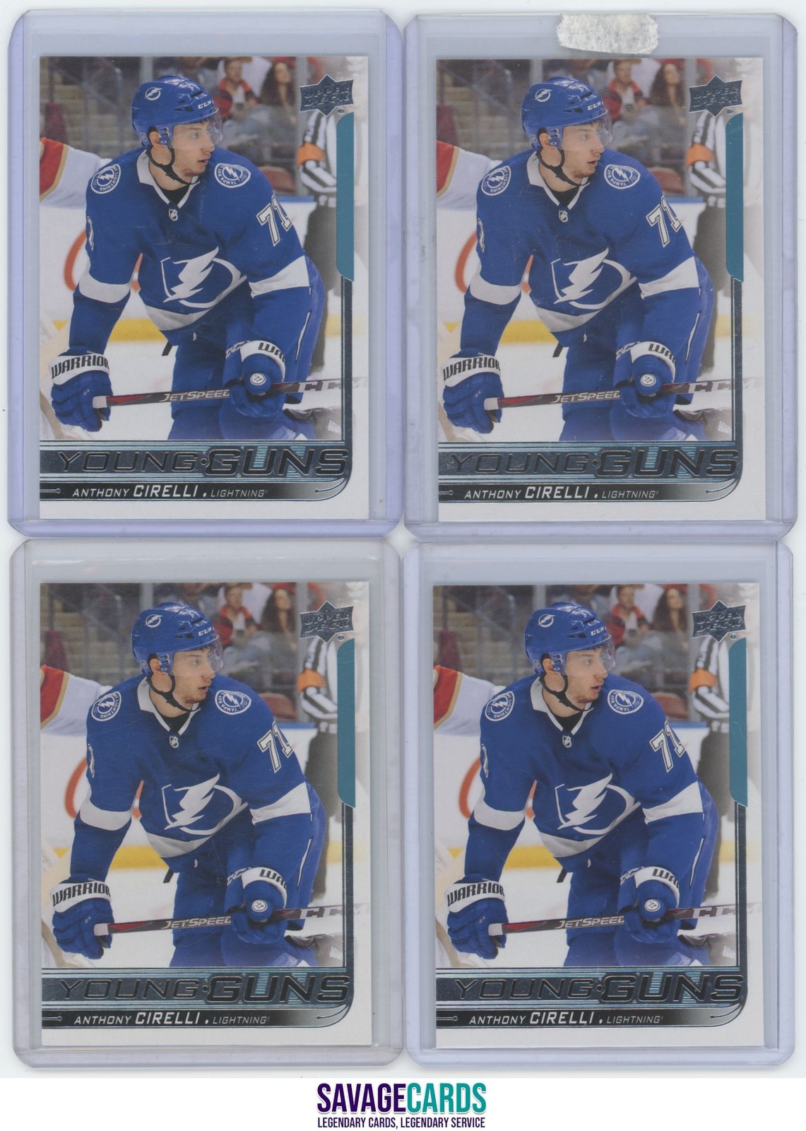 2018-19 Upper Deck Young Guns Anthony Cirelli #219 Tampa Bay Lightning