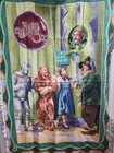 VERY RARE Vintage Wizard Of Oz Woven Throw Blanket Tapestry Collectible 70"x45"