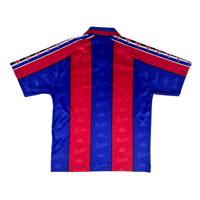 Barcelona FC 1995/97 Kappa Home Basic Football Shirt M Vintage