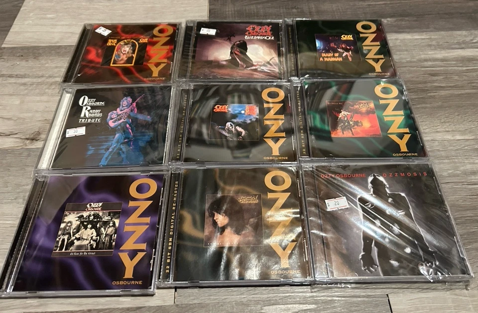 Ozzy Osbourne CD Set Lot Remasters + Japan Blizzard Madman No More Tears 1995 Foto 2 de 4