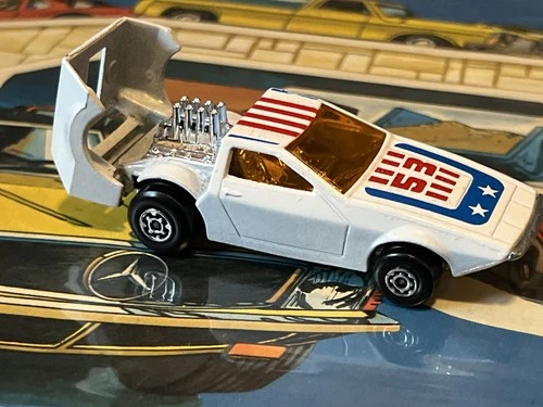 Vintage Matchbox Superfast 1972 Tanzara No. 53 White Stars Lesney England