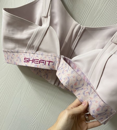 SHEFIT Ultimate Sports Bra Women's Size 6 Luxe Adjustable Straps Pink Ltd Ed - Picture 8 of 10