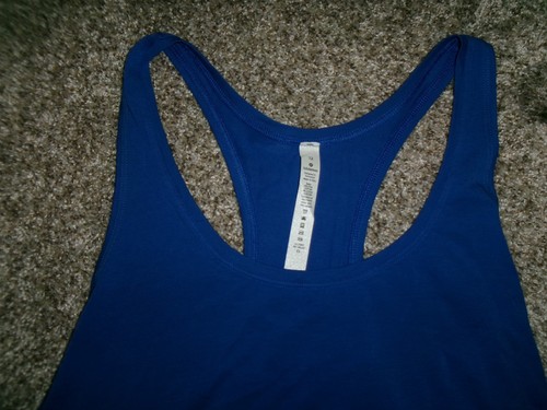 Neu mit Etikett lululemon royalblau Love Tank II Racerback lockere Passform hüftlang Größe 12 - Bild 2 von 5