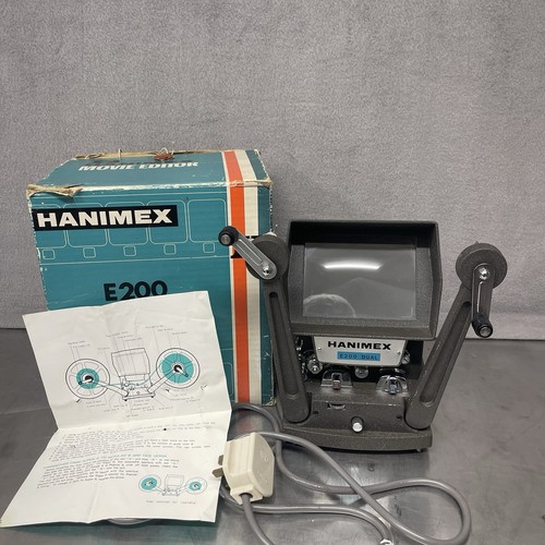 Hanimex E200 Dual 8 Movie Editor - Vintage Film Editor - mit Box & Anleitung