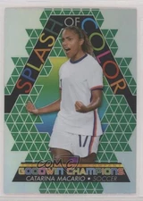 2022 Upper Deck Goodwin Champions Rainbow Green Catarina Macario Rookie RC