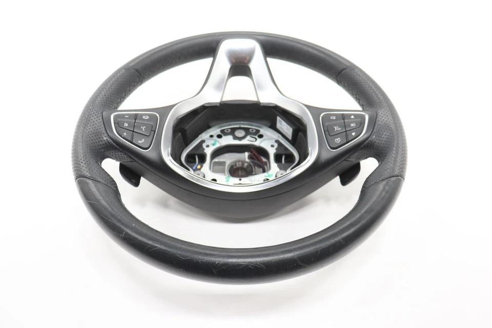 2016 - 2022 MERCEDES GLC300 X253 STEERING WHEEL W/ SWITCH BUTTON OEM BLACK_235 - Image 3 of 4