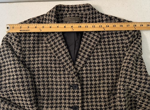 Vintage Hahnentritt Blazer Jacke OUT FIT JPR gefüttert Preppy Retro Freizeit Gr. 12 - Bild 10 von 13