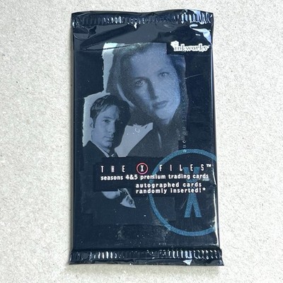 The X-Files: Season 4 & 5 (2001) Trading Cards Booster Pack Inkworks Autogramm?