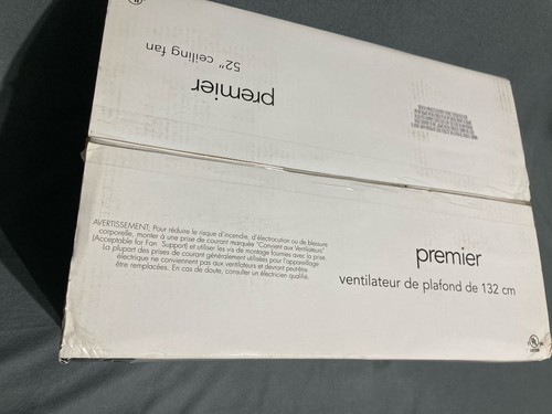 Monte Carlo Premier 52" Ceiling Fan in Brushed Steel 5PR52BS New in Open Box - Picture 6 of 12