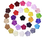 4 X  Small  Flowers Iron On Patches Embroidered  Applique Sew On Flowers