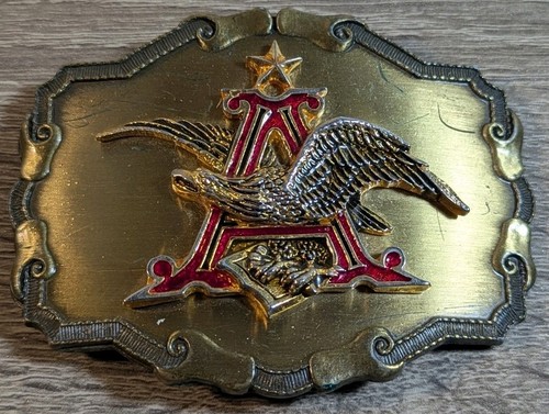 1977 Vintage Raintree A Eagle Star Gürtelschnalle Anheuser Busch Logo - Bild 2 von 6