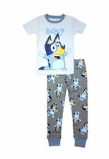 Bluey Toddler Boy's Character Short-Sleeved Cotton Pajama Set