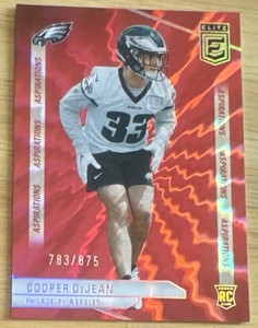 Cooper DeJean 2024 Donruss ELITE RED Aspirations Rookie #171 (6645) 783/875